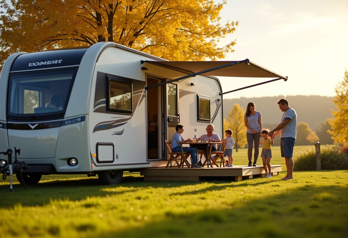 mobil-home camping